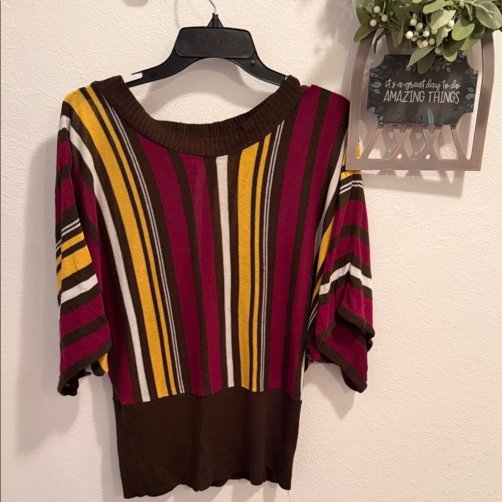Caren Sport Multicolor Striped Blouse